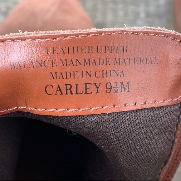 Violet & Red~Women’s~Deep Salmon Suede  Booties "Carley" ~Size 9.5M - Picture 9 of 9